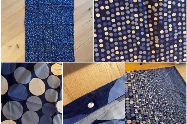 Bettwäsche Ikea Flisat für Doppelbett und 4 Polsterbezüge