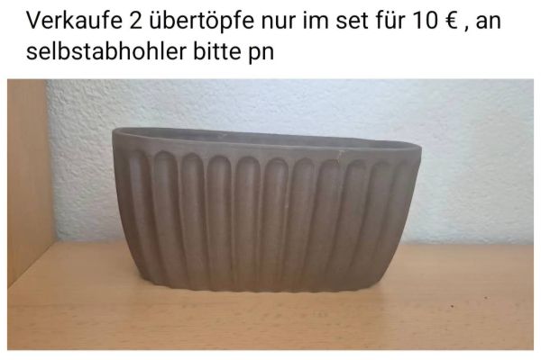 2 Übertöpfe