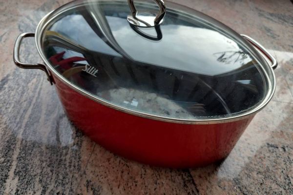 Großer Bräter Silit in rot