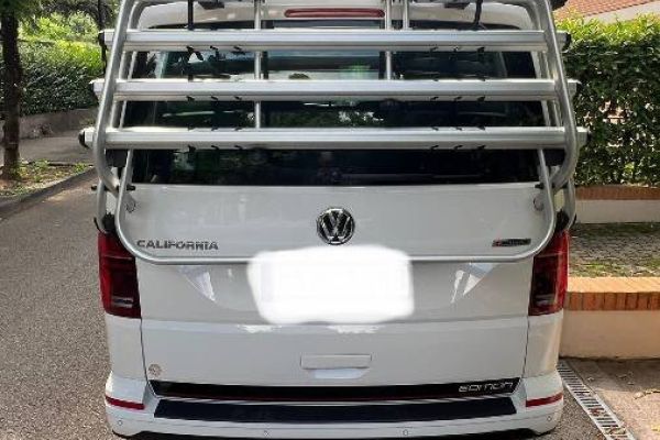 ORIGINAL VW FAHRRAD-GEPÄCKTRÄGER FÜR T6 und T6.1 (HECKKLAPPE)