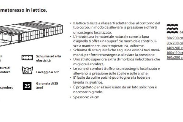 Matratze 90x200 IKEA