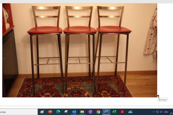 3 Barhocker Modell GAIA