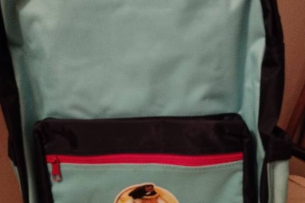 Hellblauer Rucksack und Umhängetasche um 5,00€