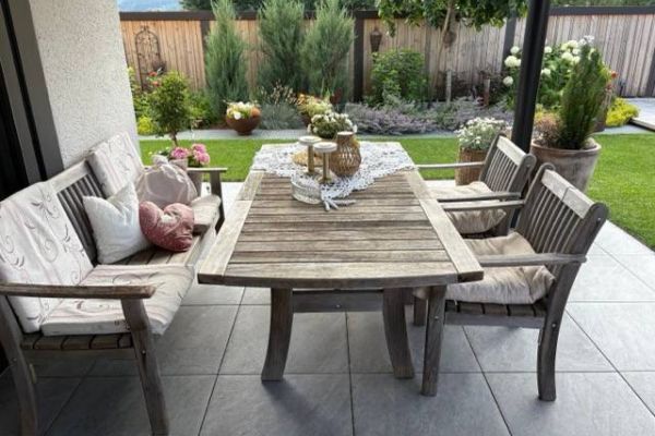 Garten Sitzgruppe Teak-Holz