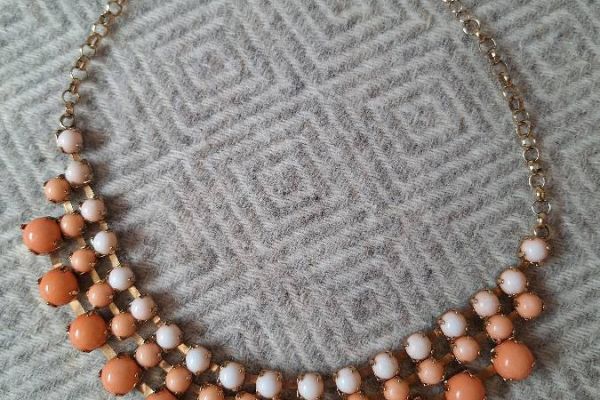 Bunte Statement-Kette | Gold