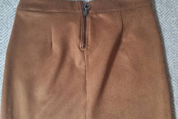 Minirock in Leder-Optik Modell in cognac | Marke Vero Moda