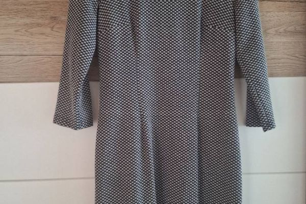 Kurzes Cocktailkleid schwarz-weiß | Marke Tom Tailor