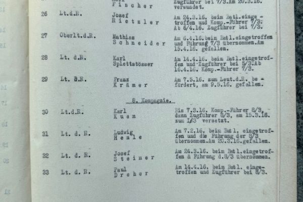 Kriegstagebücher 1 er Weltkrieg