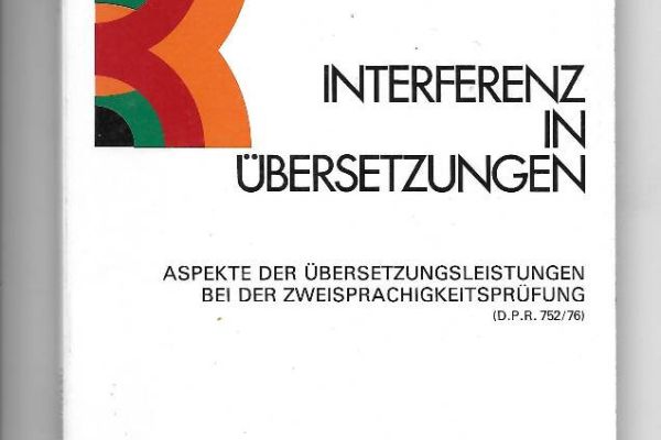 Interferenz in Übersetzungen - L'interferenza nella traduzione