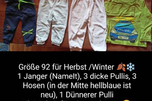 Jungen Bekleidung verschiedene Größen 🤗