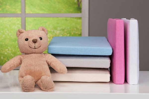 Spannleintuch für Kinderbett/Beistellbett