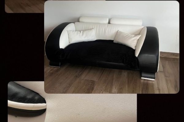 2 Sitzer Ledercouch