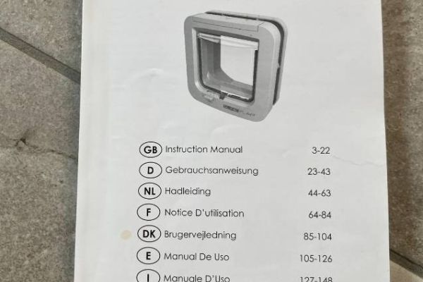 Katzenklappe  SUREFLAP mit Mikrochip