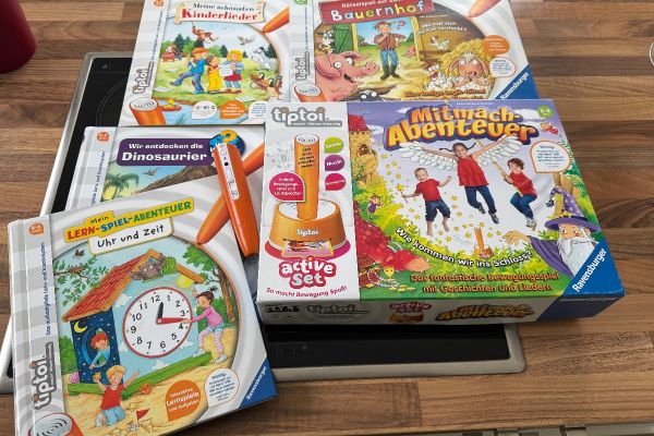 Tip Toi Spiele und Bücher inklusive Tip Toi Stift