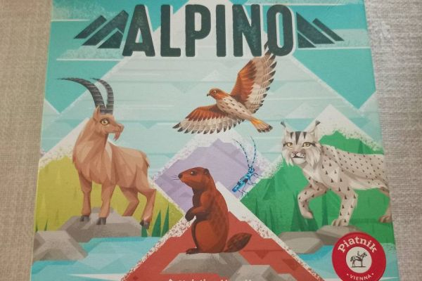 Spiel Alpino zu verkaufen – nur einmal gespielt, top Zustand