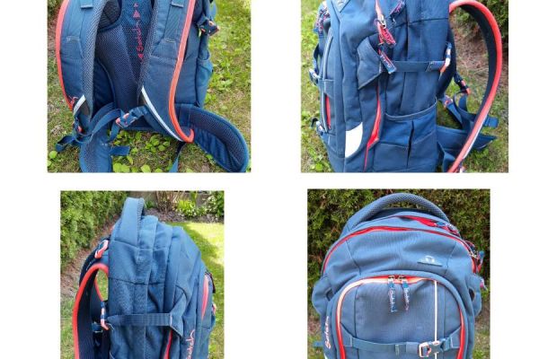 Schultasche Satch blau/pink