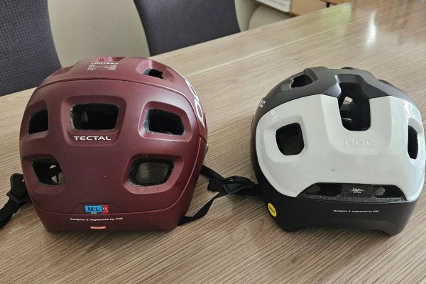 Bikehelme wenig gebraucht