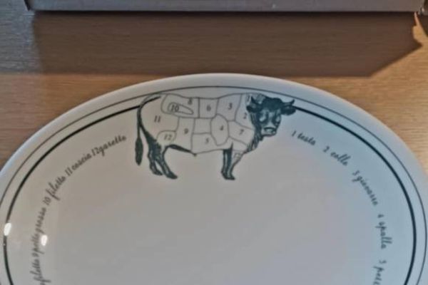 Schöne Grillteller und Tassen