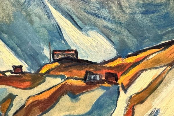 Gemälde signiert. 1949