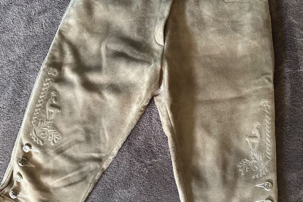 Damen Lederhose 3/4