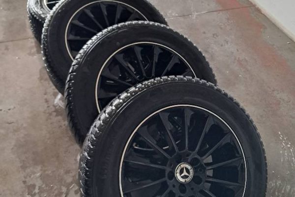 Alufelgen für Mercedes GLC mit Winterreiffen  günstig abzugeben