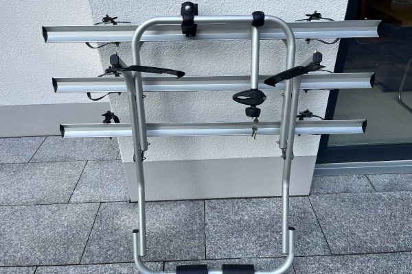 Radträger VW Sharan, Fahrrad-Heckträger für 3 Fahrräder, Alhambra