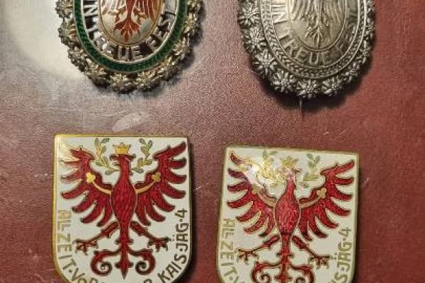 Suche: Kappenabzeichen 1.wk militär abzeichen Tirol 1916 1917 1915