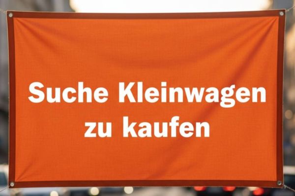 Suche gebrauchten Kleinwagen zu kaufen