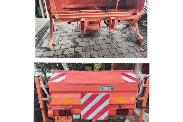Schneepflug & Streugerät Schmidt für Unimog 406