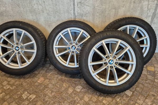 Winterreifen 17 Zoll Komplettsatz Alu BMW Goodyear