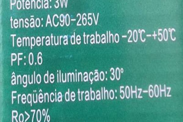 10x led spots Lampen 230v 3w