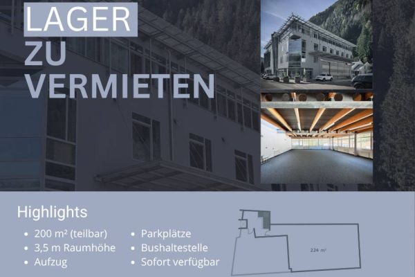 🏢 Beheizte Lager-, Studio- oder Praxisfläche in Mühlen in Taufers