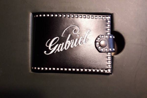 Herrenbrieftasche "Gabriel" - Sarner Federkielstickerei