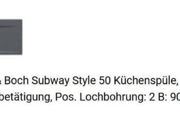 Villeroy & Boch neue Küchenspüle, Originalverpackt, anthrazit, Keramik