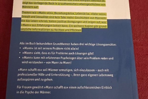 Mann schafft es