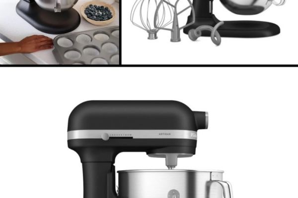 KitchenAid Artisan schwarz matt