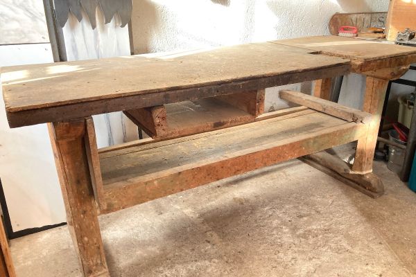 Alte Hobelbank Werkbank