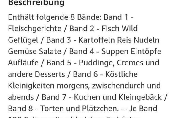 Dr.Oetker Kochbücher von A - Z