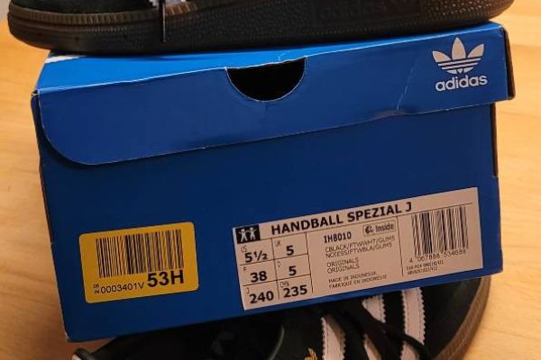 Adidas Handball Spezial Gr. 38 schwarz