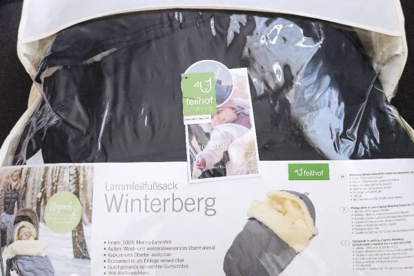 Lammfellfußsack von Fellhof