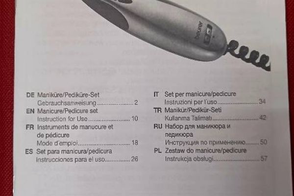 Neues Maniküre und Pediküre Set