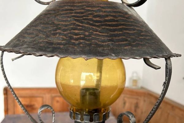 Hängelampe - Schmiedeeisen