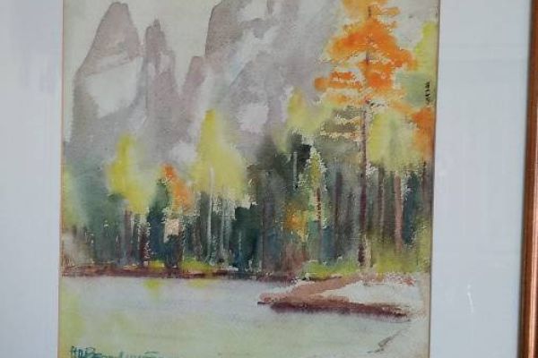 Aquarell von H. Mumelter