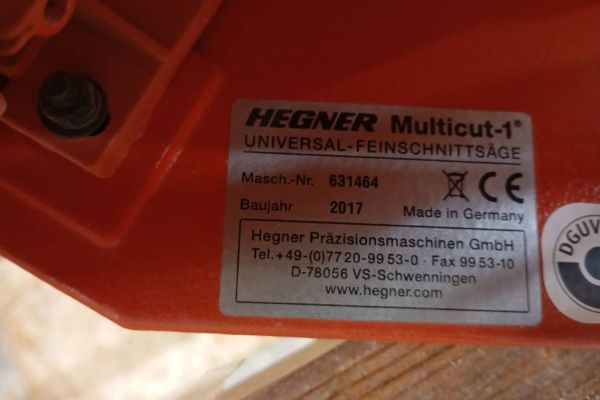 Dekupiersäge Hegner Multicut 1