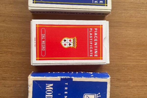 3 Sets Spielkarten