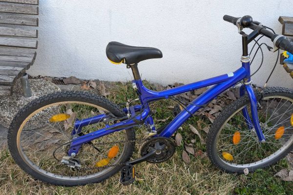 Kinderfahrrad für 7–11 Jahre – Blau – €40 (Raum Brixen)