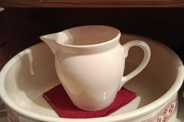 Waschschüssel weiß