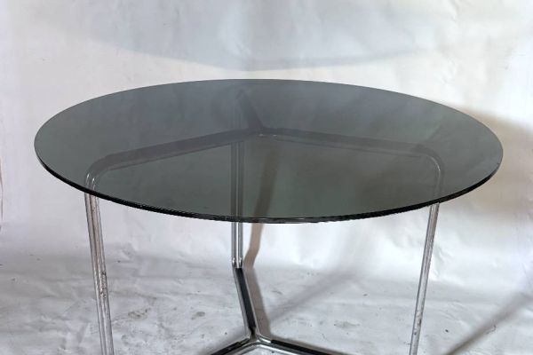 Tisch, Stühle Design 1970 , glas