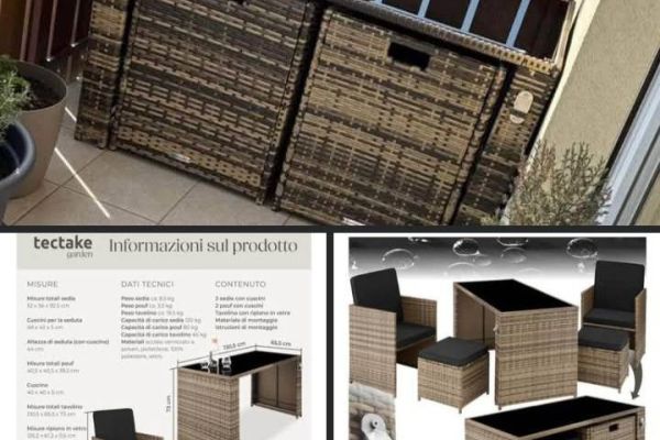 Neuwertige Balkon - Gartenmöbel