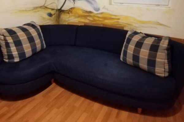 Couch  dunkelblau